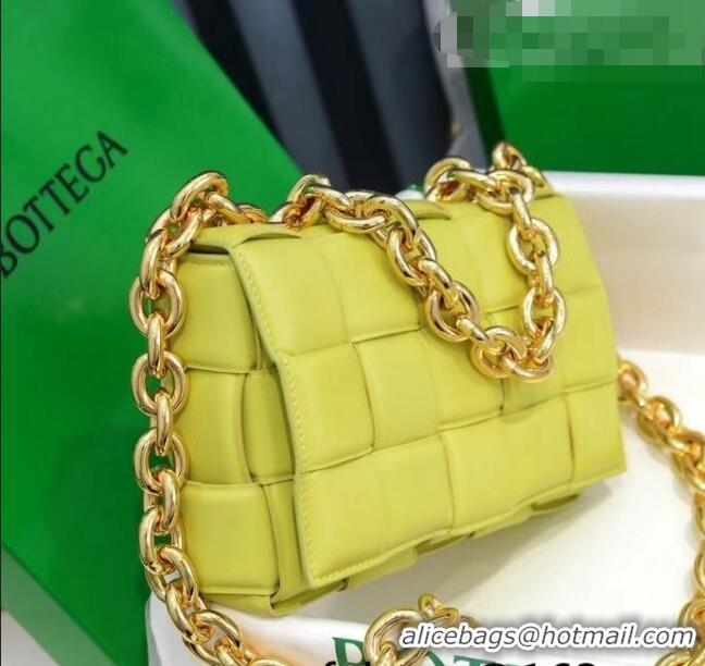 Grade Design Bottega Veneta The Chain Cassette Cross-body Bag BV2160 Yellow 2021