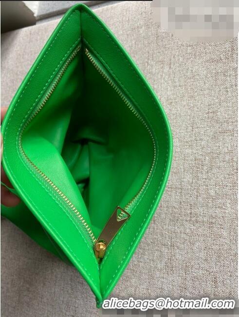 Top Quality Bottega Veneta Calfskin Mini Twist Knot Clutch Bag BV2179 Green 2021