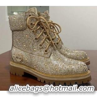 Best Grade Jimmy Choo JC X TIMBERLAND/F Boots with Crystal 092472