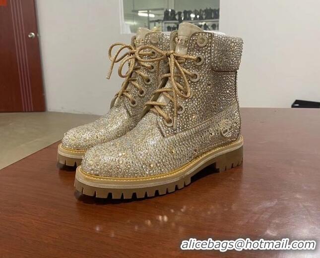 Best Grade Jimmy Choo JC X TIMBERLAND/F Boots with Crystal 092472