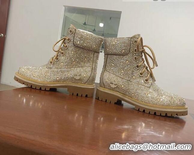 Best Grade Jimmy Choo JC X TIMBERLAND/F Boots with Crystal 092472