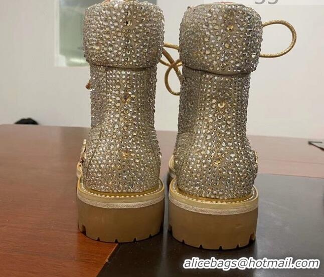 Best Grade Jimmy Choo JC X TIMBERLAND/F Boots with Crystal 092472