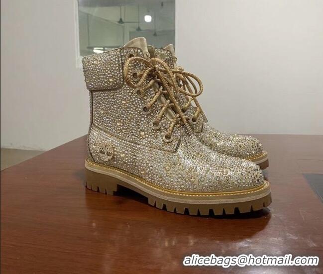 Best Grade Jimmy Choo JC X TIMBERLAND/F Boots with Crystal 092472