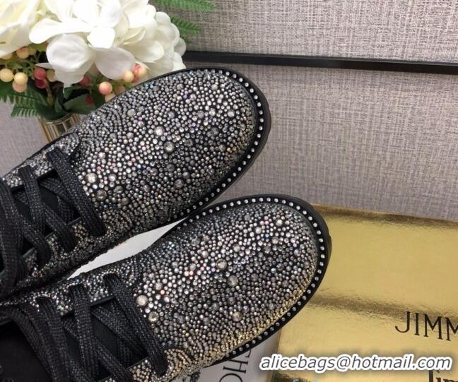 Stylish Jimmy Choo JC X TIMBERLAND/F Boots with Crystal 092472 Black