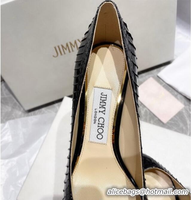 Best Price Jimmy Choo Snakeskin Pumps 6.5cm 010627 Black