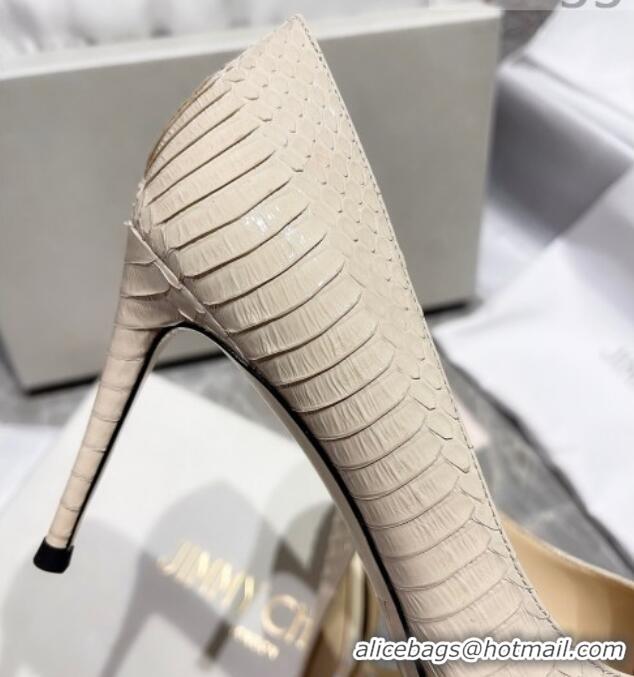 Most Popular Jimmy Choo Snakeskin Pumps 6.5cm 010627 White