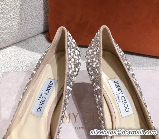 Cheap Price Jimmy Choo Pearl Crystal Pumps 8.5cm 041007