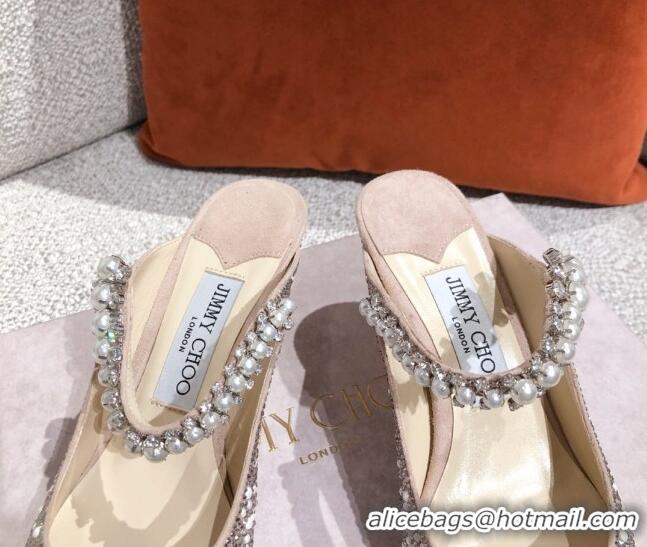 Pretty Style Jimmy Choo Pearl Crystal Pumps 6.5cm 041008