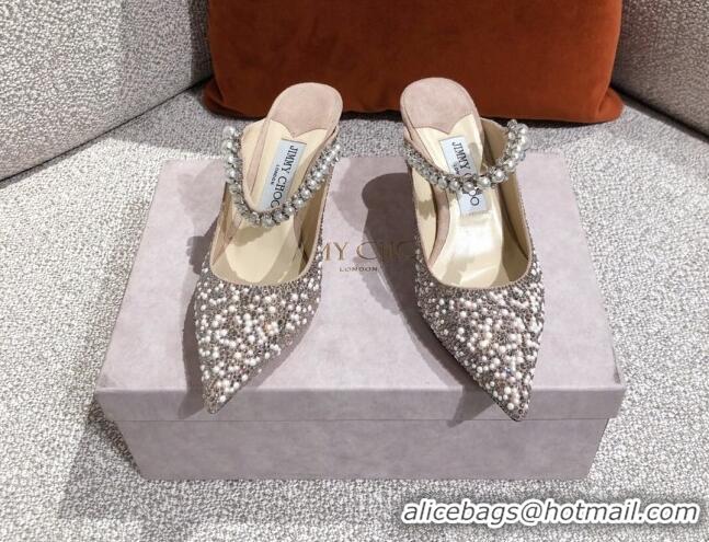 Pretty Style Jimmy Choo Pearl Crystal Pumps 6.5cm 041008