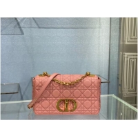 Best Price MEDIUM DIOR CARO BAG Soft Cannage Calfskin M9242 Rose