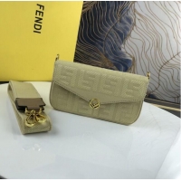 Modern Classic FENDI fabric bag F1230 Beige