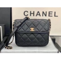 Famous Brand Chanel Cross-body Original Leather Bag AS2447 Black