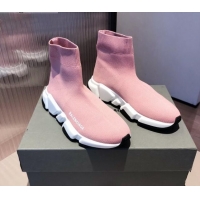 Lowest Price Balenciaga Speed Knit Sock Boot Sneaker 051009 Pink 2021