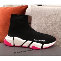 Luxury Cheap Balenciaga Speed Knit Sock Boot Sneaker 051009 Black 2021