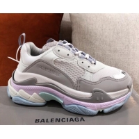 Low Cost Balenciaga Triple S Sneakers 051023 Grey/Purple 2021