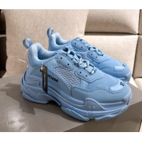 Durable Balenciaga Triple S Sneakers 051023 Blue 2021