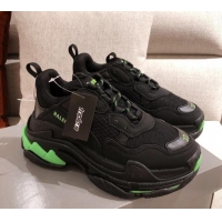 Shop Duplicate Balenciaga Triple S Sneakers 051023 Black 2021