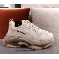 Unique Grade Balenciaga Triple S Sneakers 051023 Beige 2021