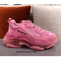 New Style Balenciaga Triple S Sneakers 051023 Pink 2021