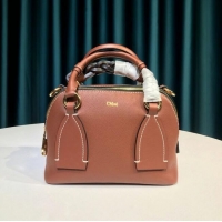 Trendy Design Chloe Original Calfskin Leather Bag 6C081 Brown