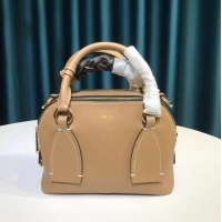 Inexpensive Chloe Original Calfskin Leather Bag 6C081 Apricot