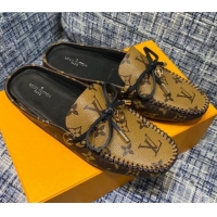 Good Quality Louis Vuitton Gloria Monogram Reverse Canvas Loafer Mules 032905