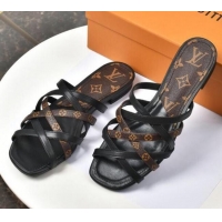 New Fashion Louis Vuitton Revival Strap Flat Slide Sandals 330104 Monogram Canvas 2021