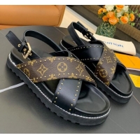 Low Price Louis Vuitton Paseo Flat Comfort Sandal 1A8O20 2021