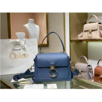 Grade Quality Chloe Original Calfskin Leather Bag C1142L Blue