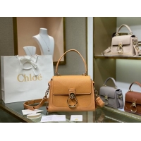 Sophisticated Chloe Original Calfskin Leather Bag C1142L Camel