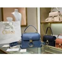 Luxury Chloe Original Calfskin Leather Bag C1143S Blue