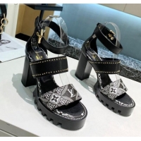 Purchase Louis Vuitton Since 1854 Star Trail Sandals 033119 Black