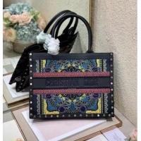 Buy Discount DIOR BOOK TOTE Multicolor Mizza Embroidery M1287ZRHM