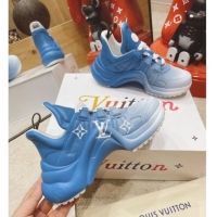 Charming Louis Vuitton LV Archlight Gradient Sneakers 040755 Blue 2021