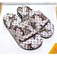 Purchase Louis Vuitton Jumbo Flatform Slide Sandals 042892 2021