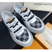 Discount Louis Vuitton LV Ollie Damier Canvas Sneakers 1A8Q2K White 2021