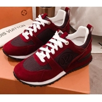 Low Price Louis Vuitton Run Away Sneakers 051068 Burgundy