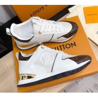 Low Price Louis Vuitton Run Away Calfskin Sneakers White/Monogram 0602903