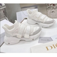 Top Quality Dior D-Wander Sneakers White Camouflage Fabric 042881