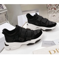 AAAAA Dior D-Wander Sneakers Black Camouflage Fabric 042882