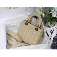 Best Price LADY DIOR MY ABCDIOR BAG Cannage Lambskin M0538O Beige