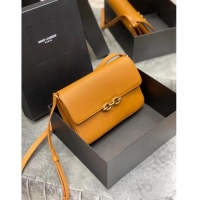 Promotional YSL LE MAILLON SATCHEL IN SMOOTH LEATHER 6497952 Apricot