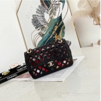 Buy New Cheap CHANEL mini flap bag AS2370 black