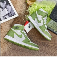 Shop Grade Nike Air Jordan Crystal Allover High-top Sneakers CD2164 Green 2020(For Women and Men)