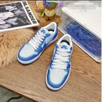 ​Inexpensive Nike Air Jordan Crystal Allover Low-top Sneakers CD0750 White/Blue 2021