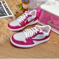 Affordable Price Nike Air Jordan Crystal Allover Low-top Sneakers CD0750 White/Pink 2021