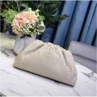 Buy Inexpensive Bottega Veneta Weave Clutch bag 585853 White