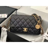 Trendy Design Chanel Flap Shoulder Bag Original leather AS2543 black