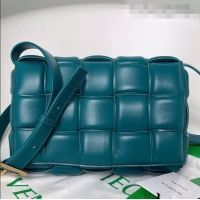 Good Product Bottega Veneta Padded Cassette Medium Crossbody Messenger Bag BV2127 Green 2021