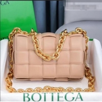 Trendy Design Bottega Veneta The Chain Cassette Cross-body Bag BV2160 Nude Pink 2021